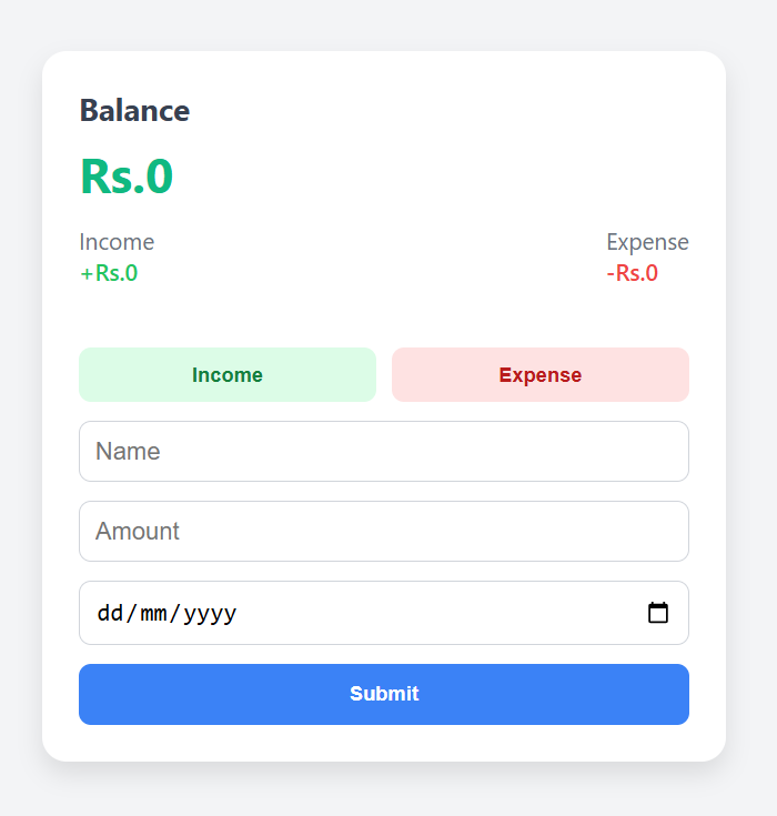 Expense Tracker